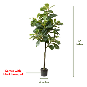 Faux Fiddle Leaf Fig Tree 5 Feet