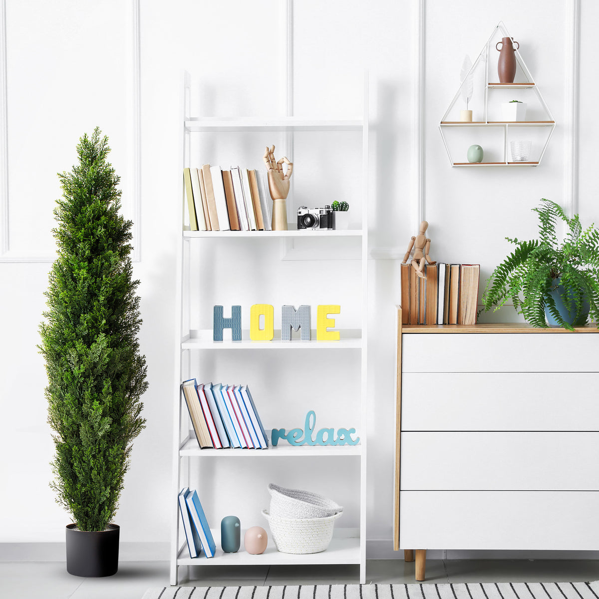 (2 Pack) 4 Ft Cedar Boxwood Topiary