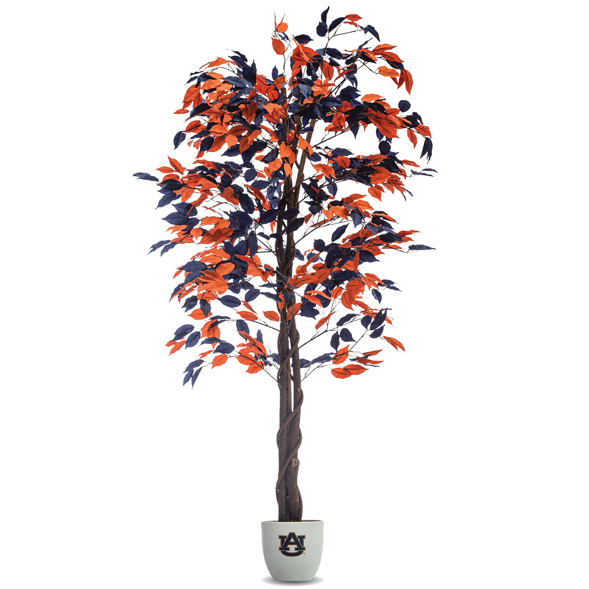Auburn War Eagle Faux Ficus Tree 6 Feet