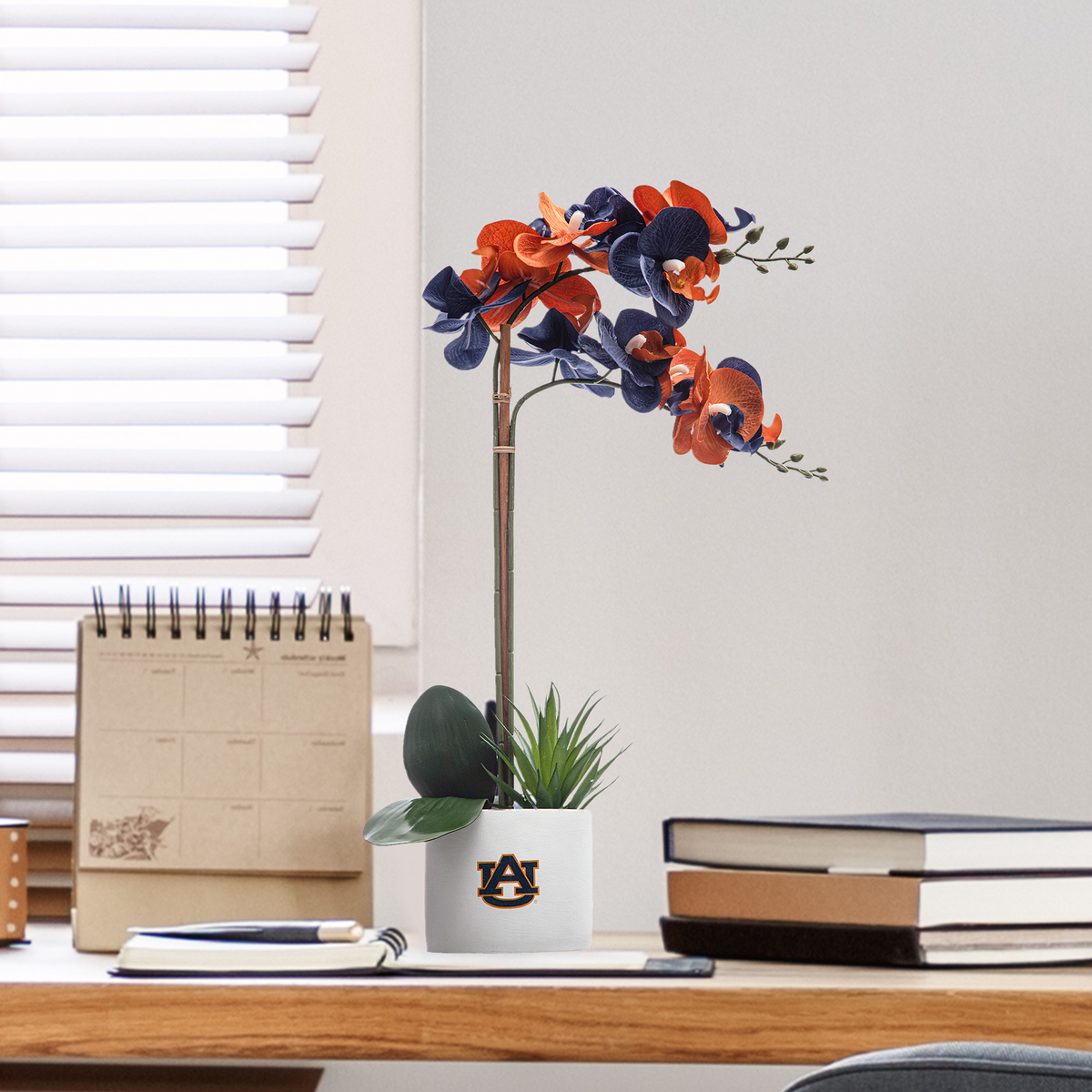 Auburn War Eagle Faux Orchid