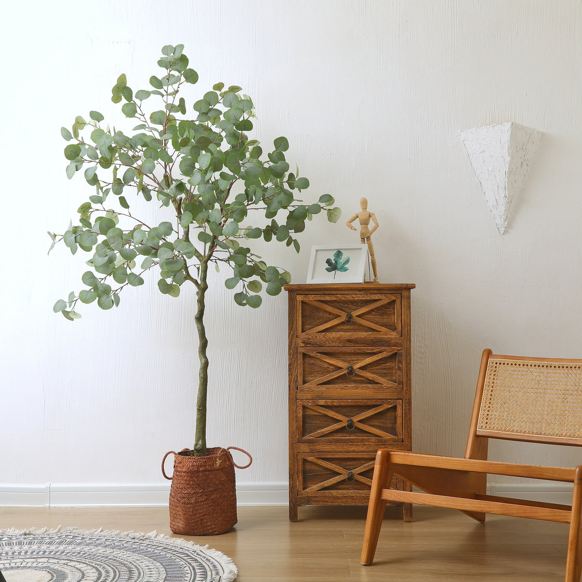 Faux Eucalyptus Tree 5.5 Feet