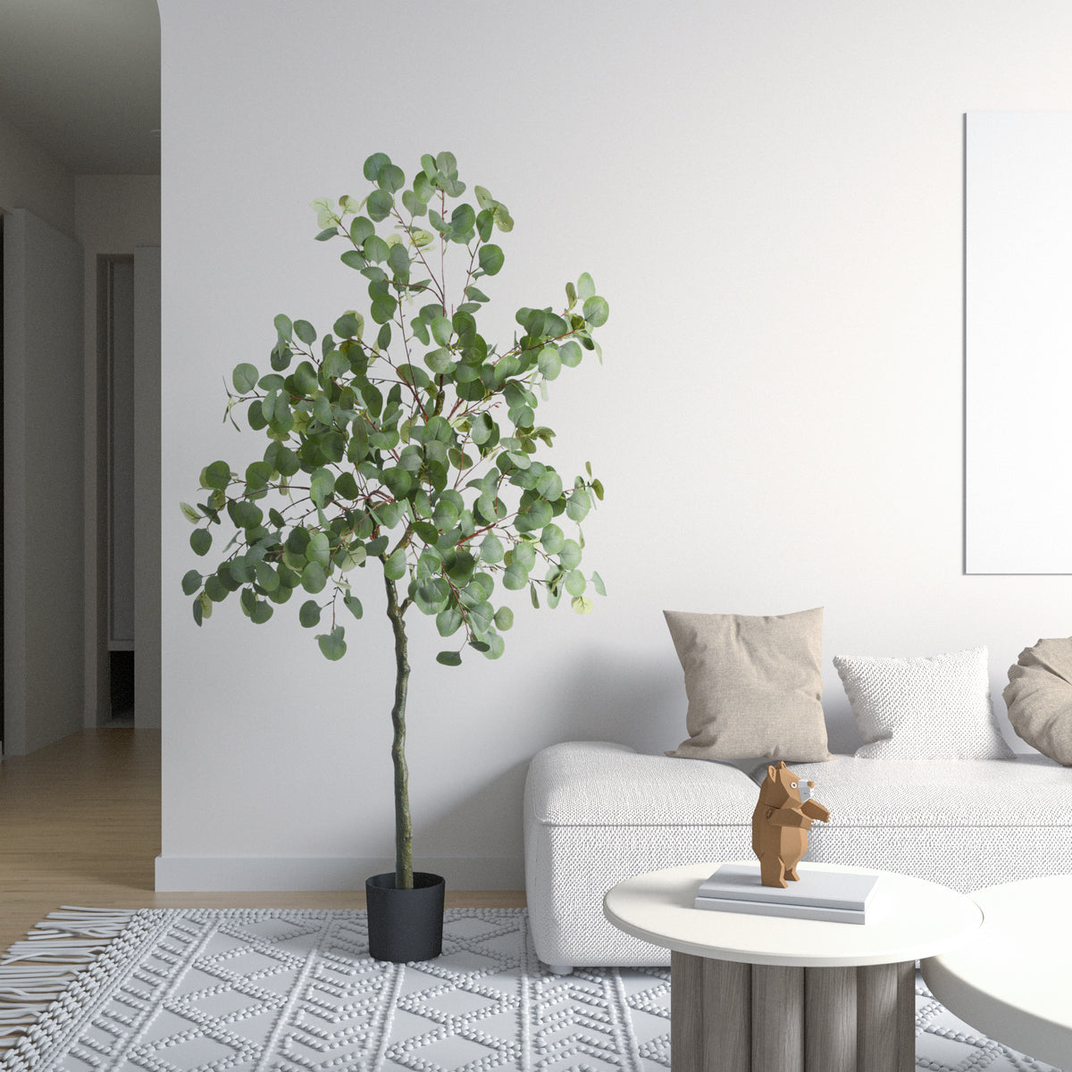 Faux Eucalyptus Tree 5.5 Feet