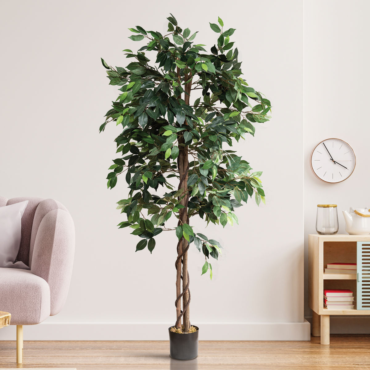 Artificial Ficus Silk Tree 5 Feet