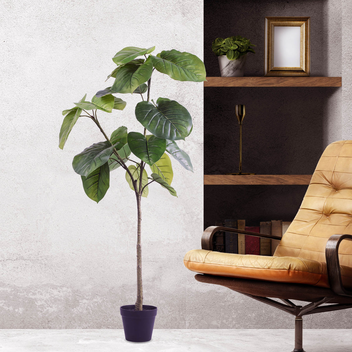 Faux Ficus Rumphii Tree 5 Feet