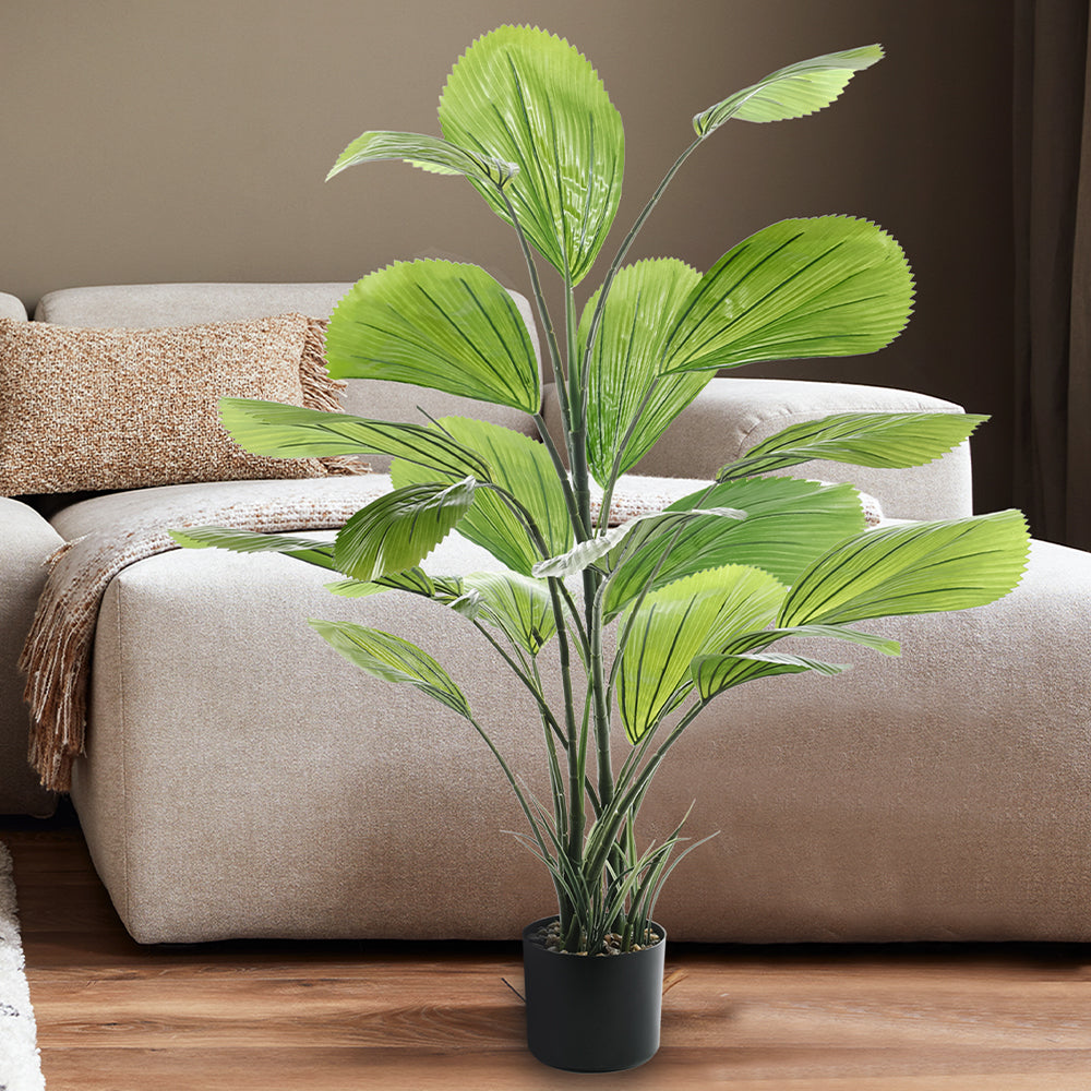 fiddle leaf fig ceiling fan Faux Fan Fiddle Fig Tree 4 feet