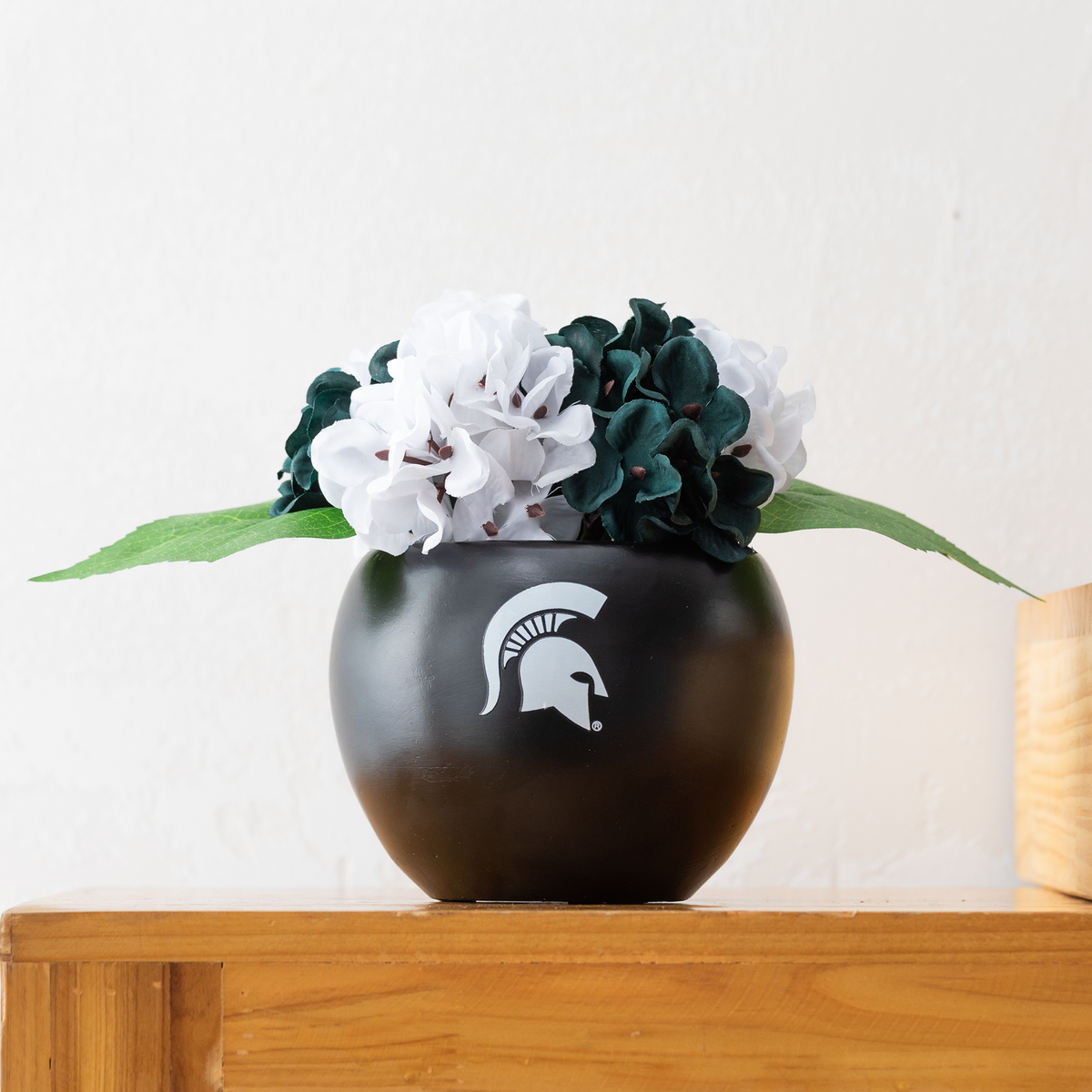 MSU Spartan Faux Hydrangea