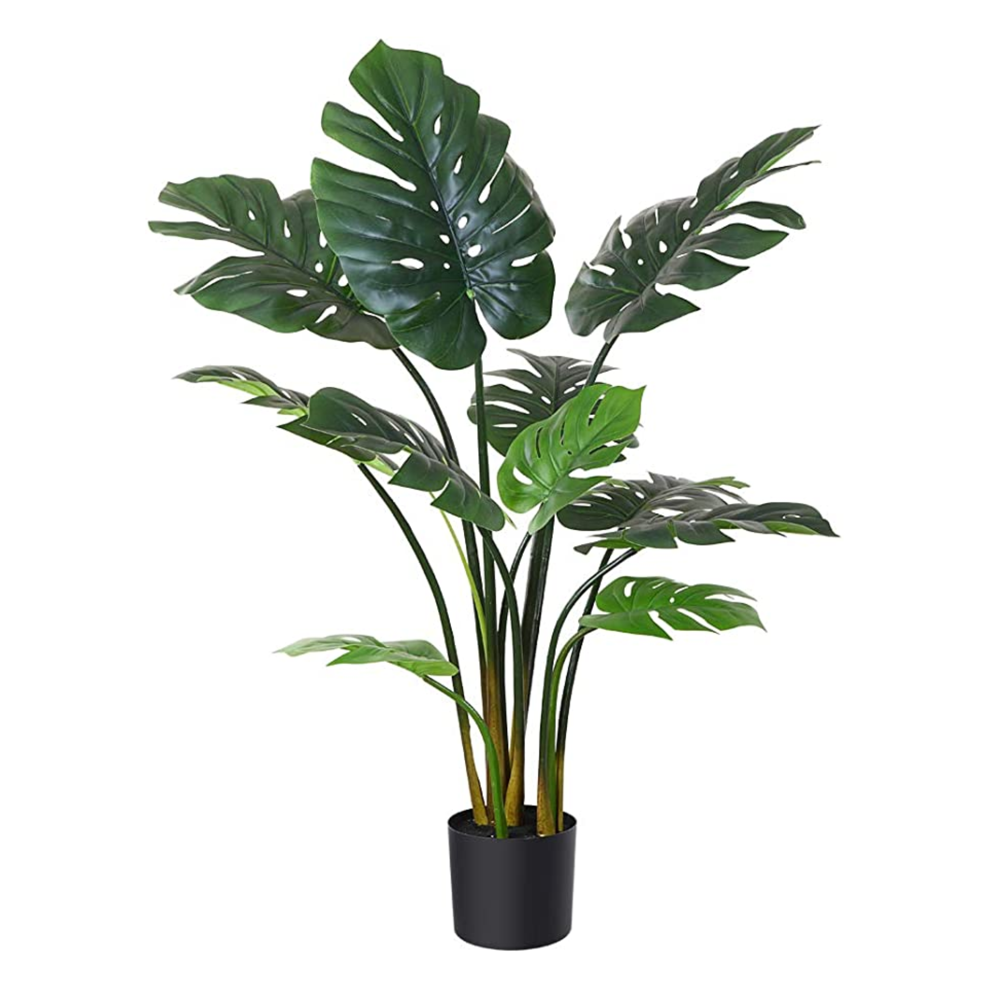 faux swiss cheese plant Faux Monstera Plant 4 feet