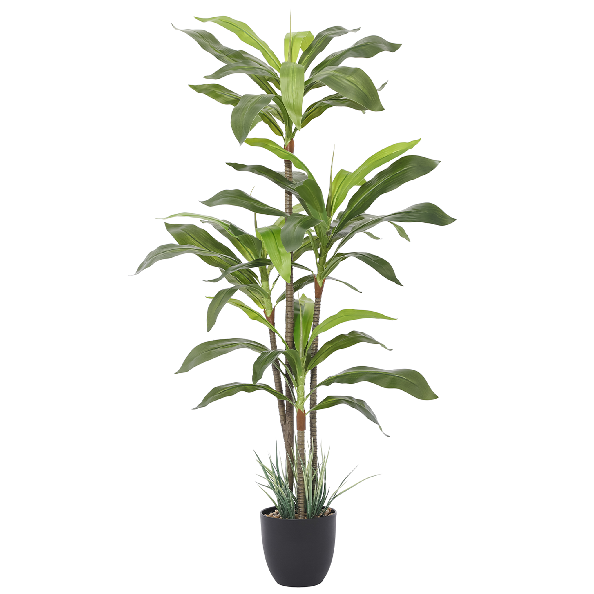 fake dracaena Fake Tree for Living Room - Dracaena Indoor Plant 5 feet